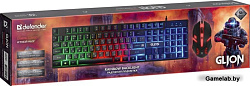 Клавиатура + мышка GLION C-123 RU PROMEGAJET 45123 DEFENDER