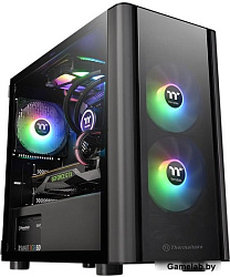 Корпус Thermaltake V150 TG черный без БП mATX 1x120mm 1x200mm 2xUSB2.0 1xUSB3.0 audio bott PSU