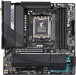 Gigabyte B650M AORUS ELITE AX, Socket AM5, AMD B650, 4xDDR5-5200, HDMI+DP, 2xPCI-Ex16, 4xSATA3(RAID 