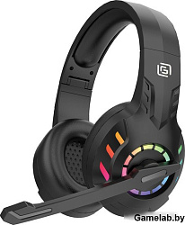 Наушники с микрофоном Оклик HS-L420G черный мониторные BT оголовье (1939799)