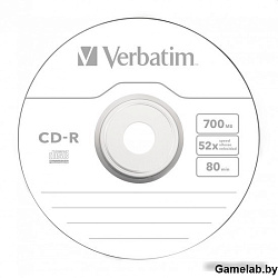 Verbatim 700Mb 52x Cake Box (100шт) (43411)