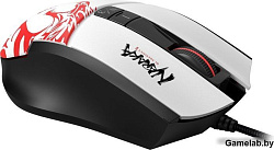 Мышь A4Tech Bloody L65 Max белый/рисунок оптическая (12000dpi) USB (6but)