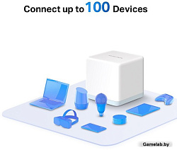 Бесшовный Mesh роутер Mercusys Halo H30(2-pack) AC1200 10/100/1000BASE-TX компл.:устройство/креплени