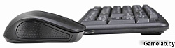 MK-5330	Клавиатура + мышь Oklick 600M клав:черный мышь:черный USB