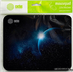 Коврик для мыши Cactus CS-MP-P04XS Микро черный 220x180x2мм