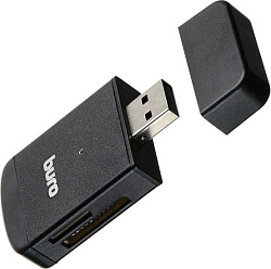 Устройство чтения карт памяти USB2.0 Buro BU-CR-3103 черный