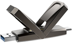 Netac US5 1TB USB3.2+TypeC Solid State Flash Drive, up to 550MB/500MB/s