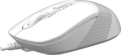 Мышь A4Tech Fstyler FM10S белый/серый оптическая (1600dpi) silent USB (3but)