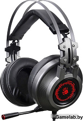 Наушники с микрофоном A4 Bloody J527 серый 2м мониторные USB оголовье (J527)