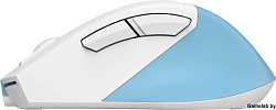 Мышь A4Tech Fstyler FG45CS Air2 голубой/белый оптическая (2000dpi) silent беспроводная USB для ноутб