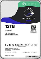 Жесткий диск Seagate Original SATA-III 12Tb ST12000VN0008 Ironwolf (7200rpm) 256Mb 3.5"