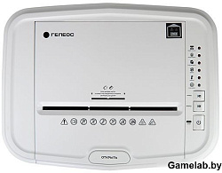 Шредер Heleos АП23-4 черный с автоподачей (секр.P-4) перекрестный 145лист. 23лтр. скрепки скобы пл.к