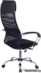 Кресло руководителя Бюрократ CH-608SL черный TW-01 TW-11 искусст.кожа/ткань с подголов. крестовина м