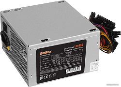 Блок питания 500W Exegate UN500, ATX, 12cm fan, 24+4pin, 6pin PCI-E, 3*SATA, 1*FDD, 2*IDE