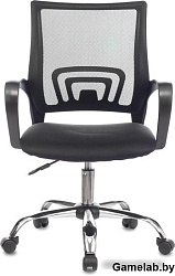 Кресло Бюрократ CH-695NLTSL черный TW-01 TW-11 сетка/ткань крестов. металл хром