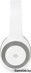 Гарнитура накладные Digma BT-15 белый/серый беспроводные bluetooth оголовье (BT-15W)