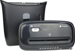 Шредер ГЕЛЕОС УД14-5, (DIN P-5), фрагмент 1,9х12мм, 5-6 лист (70г/м2), скобы, 14 литров