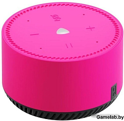 Умная колонка Yandex Станция Лайт Алиса розовый 5W 1.0 BT 10м (YNDX-00025N)