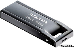 Флеш Диск A-Data 64Gb UR340 AROY-UR340-64GBK USB3.2 черный