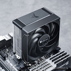 Кулер JONSBO CR-1000 EVO LGA1700/1200/115X/AM5/AM4 (24шт/кор, TDP 220W, PWM, 120mm Fan, 4 тепловые т