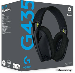 Гарнитура WRL G435 BLACK/YELLOW GAMING 981-001053 LOGITECH