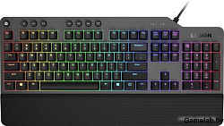 Клавиатура Lenovo Legion K500 RGB механическая черный USB Multimedia for gamer LED (подставка для за