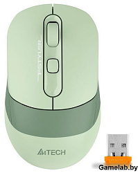 Мышь A4Tech Fstyler FB10C зеленый оптическая (2000dpi) беспроводная BT/Radio USB (4but)