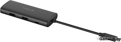 Разветвитель USB-C A4Tech DST-80C 2порт. серый