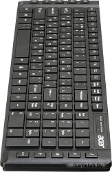 Клавиатура Acer OKW010 черный USB slim Multimedia