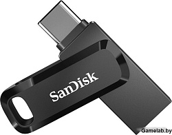 Флеш Диск Sandisk 128Gb Ultra Dual Drive Go SDDDC3-128G-G46 USB3.1 черный