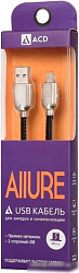 ACD Кабели USB ACD USB кабель ACD-Allure MicroUSB ; USB-A Кожа, 1м, черный (ACD-U926-M1B)