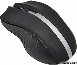 Манипуляторы* Мышь Oklick 615MW черный/серебристый оптическая (1000dpi) беспроводная USB (2but)
