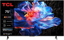 Телевизор LED TCL 75" 75P6K черный 4K Ultra HD 60Hz DVB-T DVB-T2 DVB-C DVB-S DVB-S2 USB WiFi Smart T