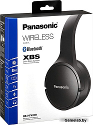 Гарнитура накладные Panasonic RB-HF420BGEK черный беспроводные bluetooth оголовье