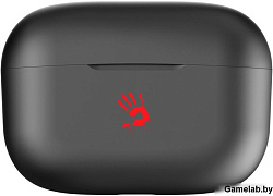 Гарнитура вкладыши A4Tech Bloody M30 черный/красный беспроводные bluetooth в ушной раковине (M30 (BL