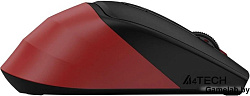 Мышь A4Tech Fstyler FG45CS Air красный/черный оптическая (2000dpi) silent беспроводная USB для ноутб