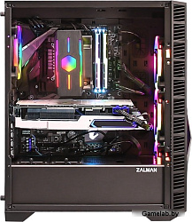Корпус MIDITOWER ATX W/O PSU Z3 ICEBERG BLACK ZALMAN