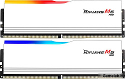 Модуль памяти DDR5 G.SKILL RIPJAWS M5 RGB 64GB (2x32GB) 6000MHz CL32 (32-38-38-96) 1.4V / F5-6000J32