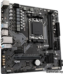 GIGABYTE A620M H, AM5, A620, 2*DDR5, DP+HDMI,  4 SATA 6 Гб/с, M2, Audio, Gb LAN, USB 3.2, USB 2.0, m