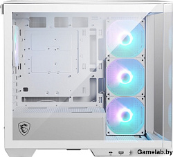 MSI Корпус MSI MAG Pano M100R PZ White , Micro-ATX, 1xUSB 3.2 Gen 1, 1xUSB 3.2 Gen2 Type-C, 4x120mm 