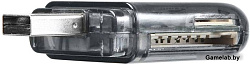 Устройство чтения карт памяти USB2.0 Buro BU-CR-110 черный