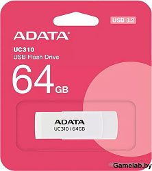 Флэш-накопитель USB3 64GB WHITE UC310-64G-RWH ADATA