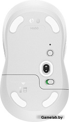 Мышь Logitech M650 белый/серый оптическая (4000dpi) беспроводная BT/Radio USB (4but)