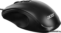 ACER OMW020 Wired USB Mouse, 800/1200/1600 dpi, Black