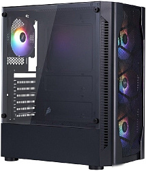 Корпус 1STPLAYER DK D4 Black / ATX / 4x120mm FRGB fans / D4-BK-4F1
