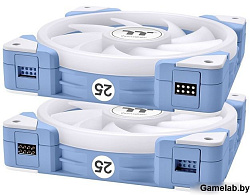 SWAFAN EX12 ARGB Sync PC Cooling Fan TT Premium Edition 3 Pack Hydrangea Blue/Fan/12025/PWM 500~2000
