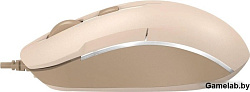 Мышь A4Tech Fstyler FM26 бежевый/коричневый оптическая (2000dpi) USB для ноутбука (4but)