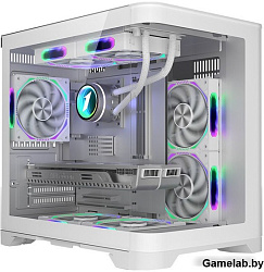 Корпус 1STPLAYER UVIEW UV5 White / mATX / UV5-WH