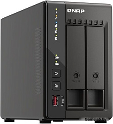 Сетевое хранилище NAS Qnap Original TS-253E-8G 2-bay настольный Celeron J6412