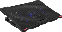 Подставка для ноутбука Digma D-NCP180-5 18"415x295x25мм 2xUSB 5x 79/150ммFAN 850г черный